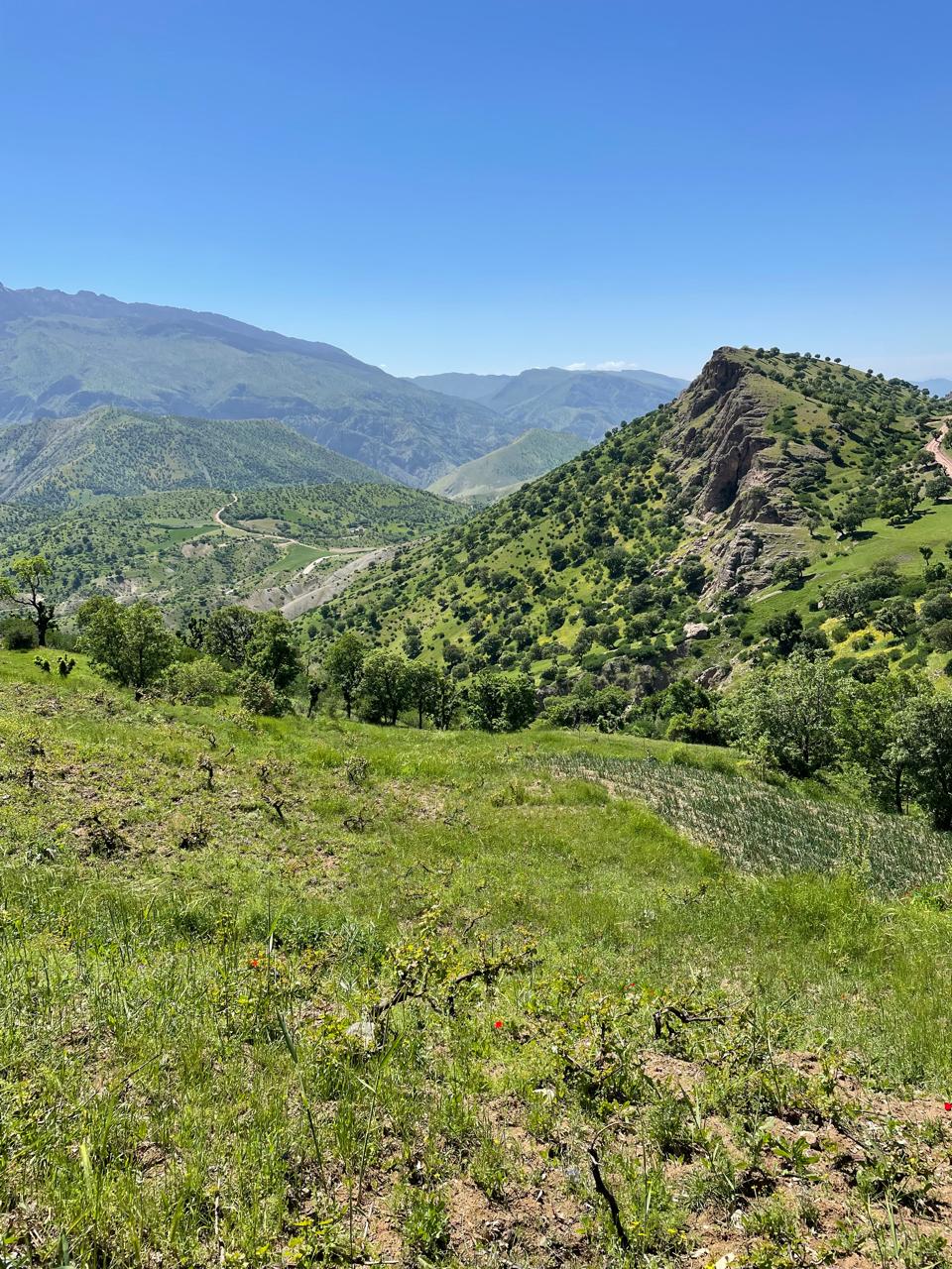 Beautiful Kurdish mountains and valleys